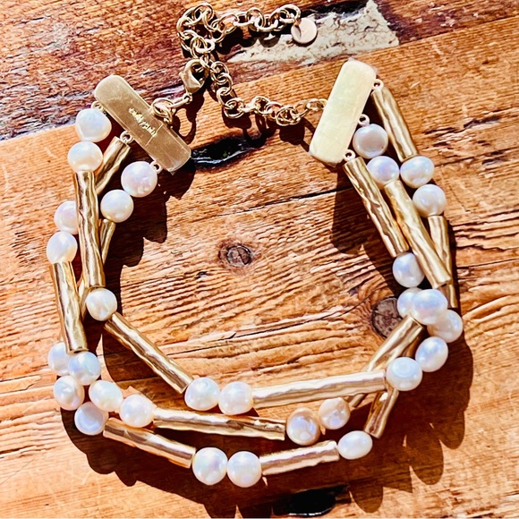 πΊπHPππΊ NWT Cult Gaia Zabelle Baroque Pearl Choker - Picture 5 of 16